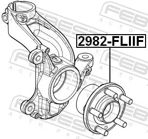 FEBEST Wheel Hub (2982-FLIIF)
