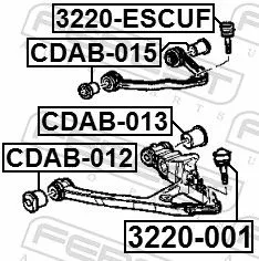 FEBEST Ball Joint (3220-001)