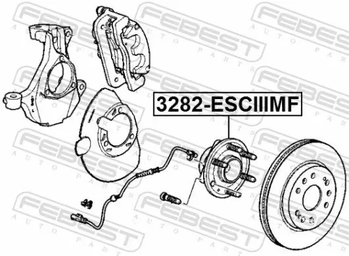 FEBEST Wheel Hub (3282-ESCIIIMF)