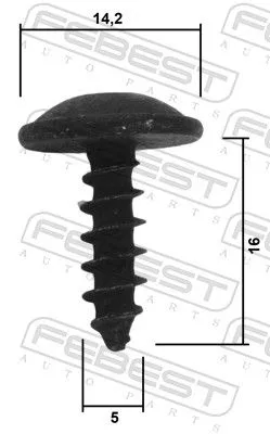FEBEST Engine Guard/Skid Plate (88570-167)