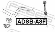 FEBEST Mounting, stabiliser bar (ADSB-A8F)