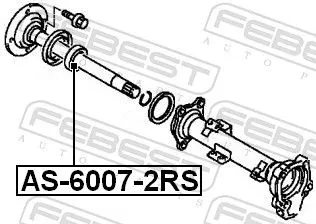 FEBEST Bearing (AS-6007-2RS)