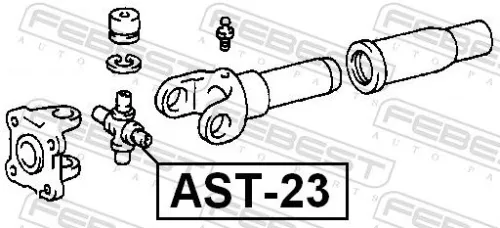 FEBEST Joint, propshaft (AST-23)