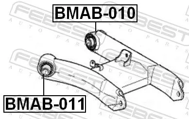 FEBEST Mounting, control/trailing arm (BMAB-010)