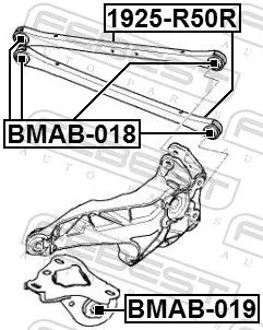 FEBEST Mounting, control/trailing arm (BMAB-019)