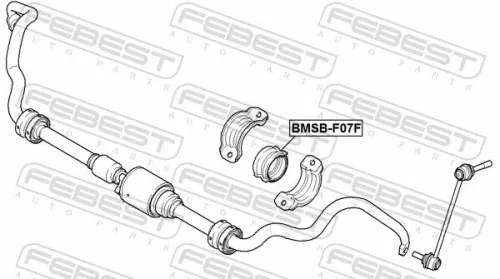 FEBEST Mounting, stabiliser bar (BMSB-F07F)