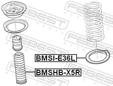 FEBEST Spring Seat (BMSI-E36L)