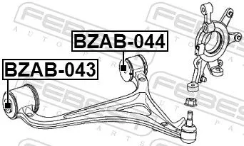 FEBEST Mounting, control/trailing arm (BZAB-044)