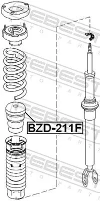 FEBEST Rubber Buffer, suspension (BZD-211F)