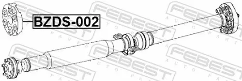 FEBEST Joint, propshaft (BZDS-002)