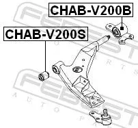 FEBEST Mounting, control/trailing arm (CHAB-V200B)