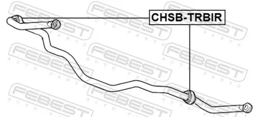 FEBEST Mounting, stabiliser bar (CHSB-TRBIR)