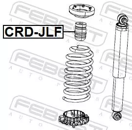 FEBEST Rubber Buffer, suspension (CRD-JLF)