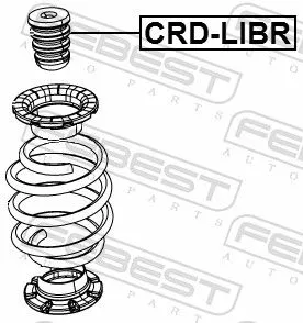 FEBEST Rubber Buffer, suspension (CRD-LIBR)