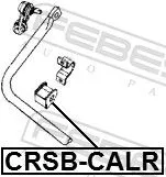 FEBEST Mounting, stabiliser bar (CRSB-CALR)