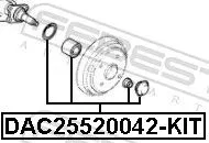 FEBEST Wheel Bearing Kit (DAC25520042-KIT)