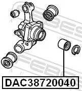 FEBEST Wheel Bearing (DAC38720040)