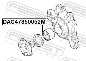 FEBEST Wheel Bearing (DAC47850052M)