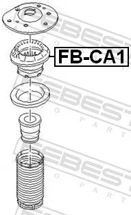 FEBEST Rolling Bearing, suspension strut support mount (FB-CA1)