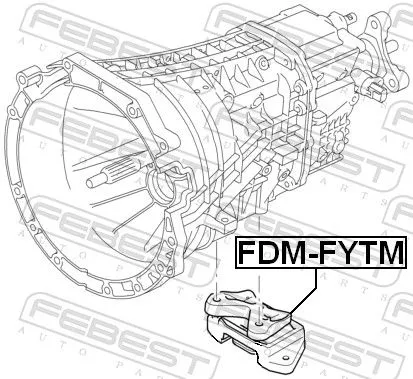 FEBEST Mounting, manual transmission (FDM-FYTM)