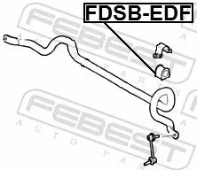 FEBEST Mounting, stabiliser bar (FDSB-EDF)