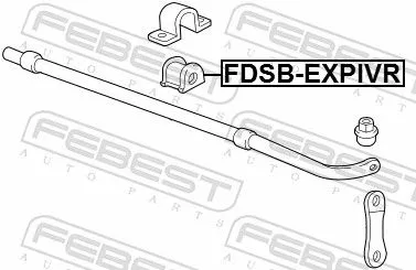 FEBEST Mounting, stabiliser bar (FDSB-EXPIVR)