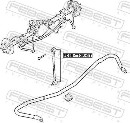 FEBEST Repair Kit, control arm (FDSB-TTGR-KIT)