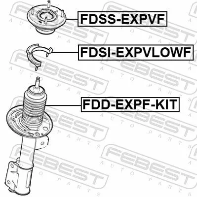 FEBEST Spring Seat (FDSI-EXPVLOWF)