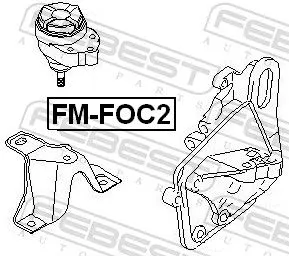 FEBEST Mounting, engine (FM-FOC2)