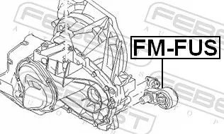 FEBEST Mounting, manual transmission (FM-FUS)