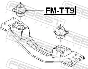 FEBEST Mounting, engine (FM-TT9)