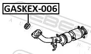 FEBEST Gasket, exhaust manifold (GASKEX-006)