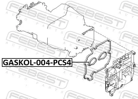 FEBEST Seal Ring, spark plug shaft (GASKOL-004-PCS4)