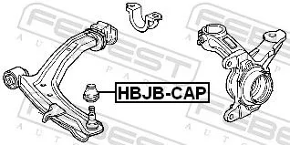 FEBEST Repair kit, supporting/ball joint (HBJB-CAP)