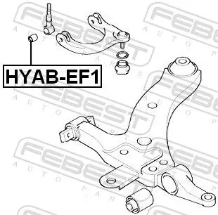FEBEST Mounting, control/trailing arm (HYAB-EF1)