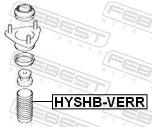 FEBEST Protective Cap/Bellow, shock absorber (HYSHB-VERR)