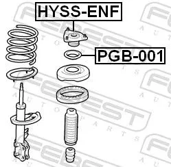 FEBEST Suspension Strut Support Mount (HYSS-ENF)