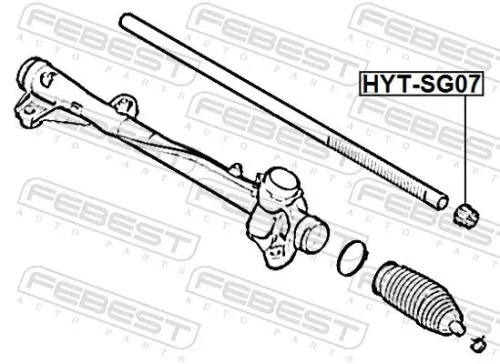 FEBEST Bush, steering shaft (HYT-SG07)