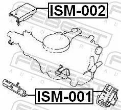 FEBEST Mounting, engine (ISM-002)