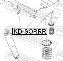 FEBEST Rubber Buffer, suspension (KD-SORRR)