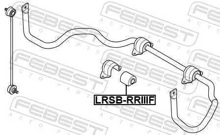 FEBEST Link/Coupling Rod, stabiliser bar (LRSB-RRIIIF)