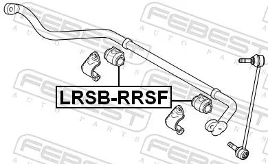 FEBEST Mounting, stabiliser bar (LRSB-RRSF)