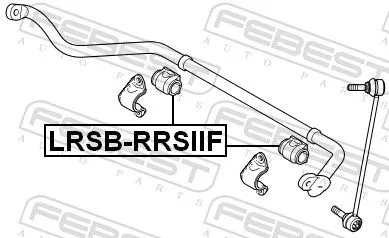 FEBEST Mounting, stabiliser bar (LRSB-RRSIIF)