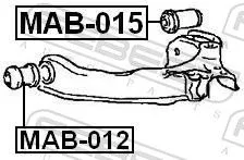 FEBEST Mounting, control/trailing arm (MAB-015)