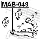 FEBEST Mounting, control/trailing arm (MAB-049)