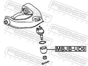 FEBEST Repair kit, supporting/ball joint (MBJB-UD6)