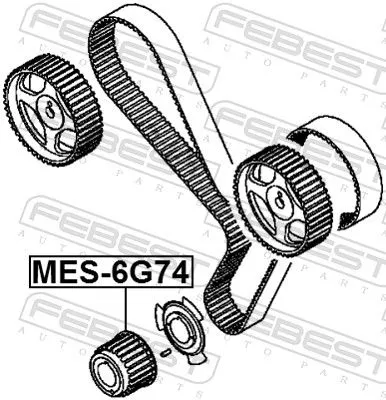 FEBEST Sprocket, crankshaft (MES-6G74)