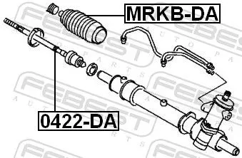 FEBEST Bellow, steering (MRKB-DA)