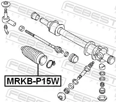 FEBEST Bellow, steering (MRKB-P15W)