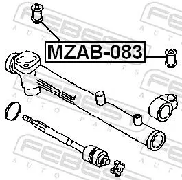 FEBEST Mounting, steering gear (MZAB-083)